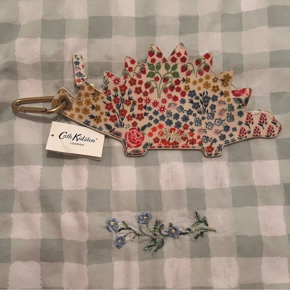 NEW Floral Dinosaur Coin Purse - Picture 3 of 8